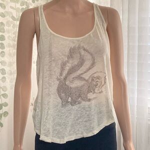 Sz XS Disney Bambi Flower Graphic Tank Top